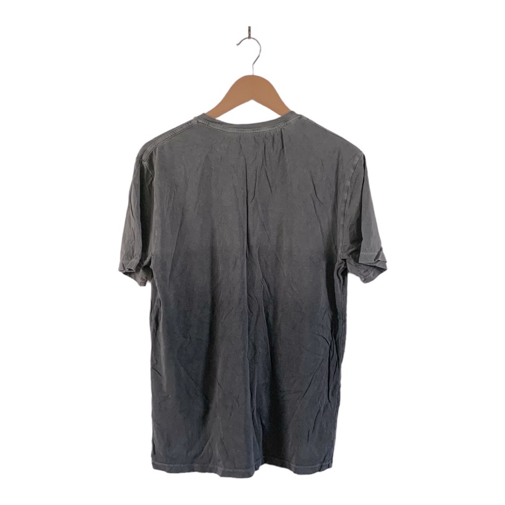 All Saints Ombré Grey Short Sleeve T Shirt Mens Size Medium - Picture 2 of 8